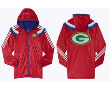NFL Green Bay Packers dust coat trench coat windbreaker 2