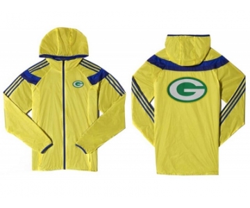 NFL Green Bay Packers dust coat trench coat windbreaker 9
