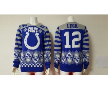 Nike Indianapolis Colts #12 Andrew Luck Sweater