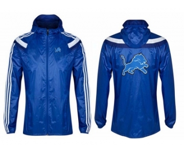 NFL Detroit Lions dust coat trench coat windbreaker 2