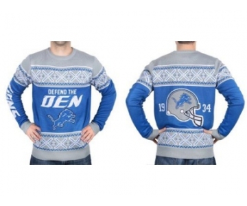 Nike Detroit Lions Men's Ugly Sweater