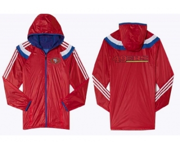 NFL San Francisco 49ers dust coat trench coat windbreaker 18
