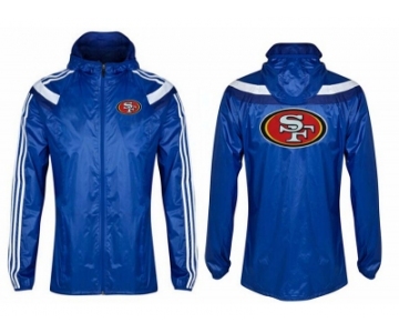 NFL San Francisco 49ers dust coat trench coat windbreaker 1