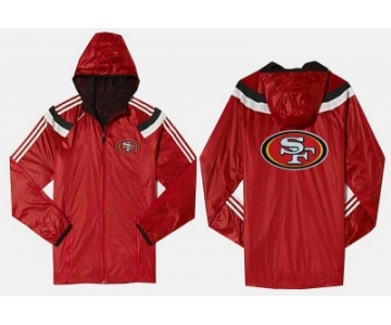 NFL San Francisco 49ers dust coat trench coat windbreaker 3