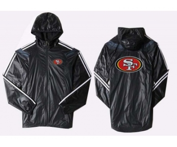 NFL San Francisco 49ers dust coat trench coat windbreaker 6