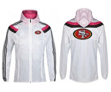 NFL San Francisco 49ers dust coat trench coat windbreaker 8