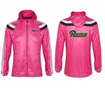 NFL St. Louis Rams dust coat trench coat windbreaker 19