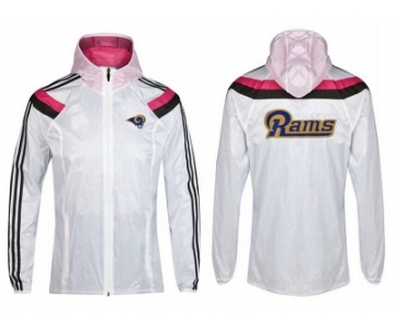 NFL St. Louis Rams dust coat trench coat windbreaker 20