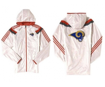 NFL St. Louis Rams dust coat trench coat windbreaker 5
