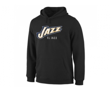 Utah Jazz Noches Enebea Black Pullover Hoodie