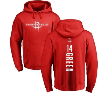 NBA Nike Houston Rockets #14 Gerald Green Red Backer Pullover Hoodie