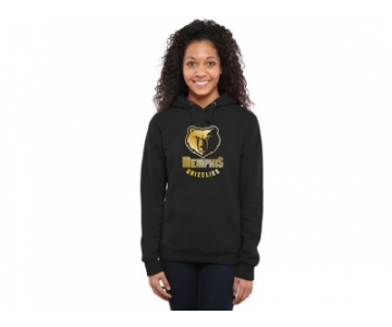 Women''s Memphis Grizzlies Gold Collection Pullover Hoodie Black