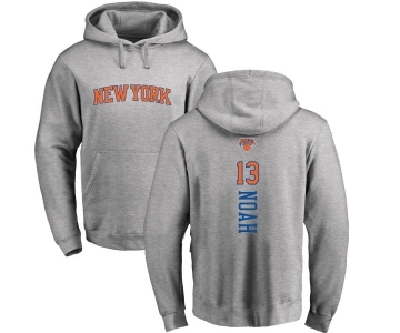 NBA Nike New York Knicks #13 Joakim Noah Ash Backer Pullover Hoodie