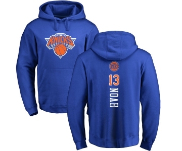 NBA Nike New York Knicks #13 Joakim Noah Royal Blue Backer Pullover Hoodie