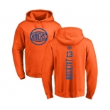 NBA Nike New York Knicks #13 Mark Jackson Orange One Color Backer Pullover Hoodie