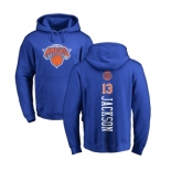 NBA Nike New York Knicks #13 Mark Jackson Royal Blue Backer Pullover Hoodie