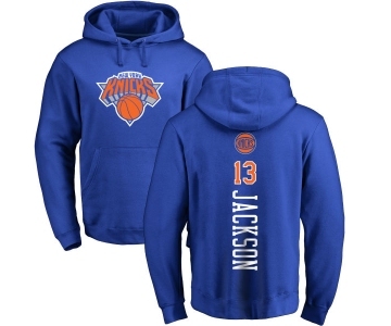 NBA Nike New York Knicks #13 Mark Jackson Royal Blue Backer Pullover Hoodie