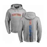 NBA Nike New York Knicks #3 Tim Hardaway Jr. Ash Backer Pullover Hoodie
