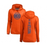 NBA Women's Nike New York Knicks #11 Frank Ntilikina Orange One Color Backer Pullover Hoodie