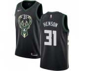 Youth Nike Milwaukee Bucks #31 John Henson Swingman Black Alternate NBA Jersey - Statement Edition