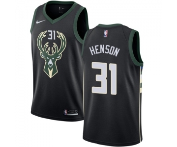 Youth Nike Milwaukee Bucks #31 John Henson Swingman Black Alternate NBA Jersey - Statement Edition