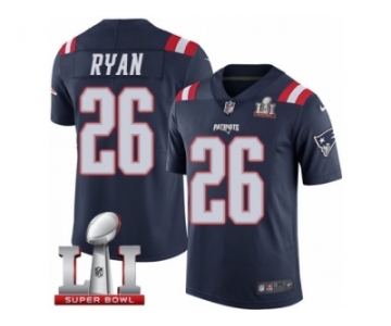 Men's Nike New England Patriots #26 Stephon Gilmore Limited Navy Blue Tank Top Suit NFL Jersey