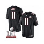 Men's Nike Atlanta Falcons #11 Julio Jones Limited Black Alternate Super Bowl LI 51 NFL Jersey
