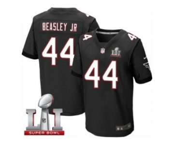 Men's Nike Atlanta Falcons #44 Vic Beasley Elite Black Alternate Super Bowl LI 51 NFL Jersey