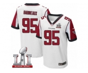 Men's Nike Atlanta Falcons #95 Jonathan Babineaux Elite White Super Bowl LI 51 NFL Jersey