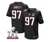 Men's Nike Atlanta Falcons #97 Grady Jarrett Elite Black Alternate Super Bowl LI 51 NFL Jersey