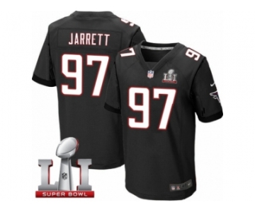 Men's Nike Atlanta Falcons #97 Grady Jarrett Elite Black Alternate Super Bowl LI 51 NFL Jersey