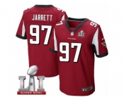 Men's Nike Atlanta Falcons #97 Grady Jarrett Elite Red Team Color Super Bowl LI 51 NFL Jersey