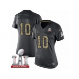 Women's Nike Atlanta Falcons #10 Steve Bartkowski Limited Black 2016 Salute to Service Super Bowl LI 51 NFL Jersey