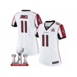 Women's Nike Atlanta Falcons #11 Julio Jones Limited White Super Bowl LI 51 NFL Jersey