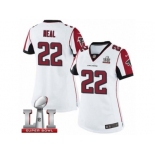 Women's Nike Atlanta Falcons #22 Keanu Neal Limited White Super Bowl LI 51 NFL Jersey