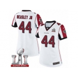 Women's Nike Atlanta Falcons #44 Vic Beasley Limited White Super Bowl LI 51 NFL Jersey