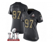 Women's Nike Atlanta Falcons #97 Grady Jarrett Limited Black 2016 Salute to Service Super Bowl LI 51 NFL Jersey