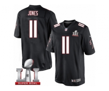 Youth Nike Atlanta Falcons #11 Julio Jones Limited Black Alternate Super Bowl LI 51 NFL Jersey