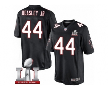 Youth Nike Atlanta Falcons #44 Vic Beasley Limited Black Alternate Super Bowl LI 51 NFL Jersey