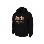 Arizona Diamondbacks Crimson Pullover Hoodie Black