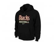 Arizona Diamondbacks Crimson Pullover Hoodie Black