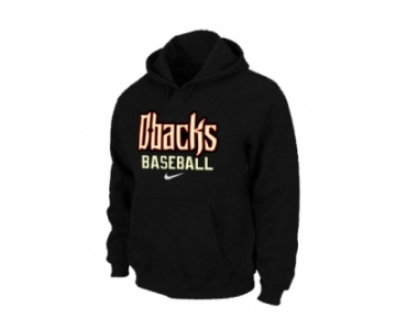 Arizona Diamondbacks Crimson Pullover Hoodie Black