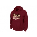 Arizona Diamondbacks Crimson Pullover Hoodie RED