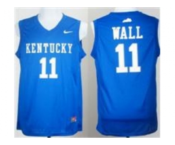Kentucky Wildcats #11 John Wall Royal Blue College Basketball Jersey