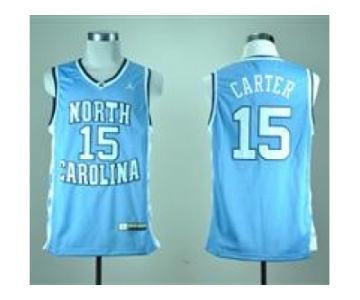 NBA NCAA North Carolina Tar Heels Vince Carter #15 College Blue
