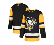 Men Adidas Pittsburgh Penguins Blank Black Home Authentic Stitched NHL Jersey