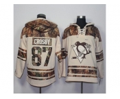 Men's Pittsburgh Penguins #87 Sidney Crosby Cream Camo Stitched NHL Jersey