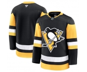 Men's Pittsburgh Penguins Blank Black 2024-25 Home Stitched Hockey Jersey
