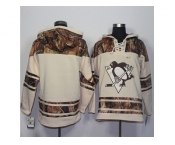 Men's Pittsburgh Penguins Blank Cream Camo Stitched NHL Jersey