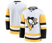 Men's Pittsburgh Penguins Blank White 2024-25 Away Stitched Hockey Jersey